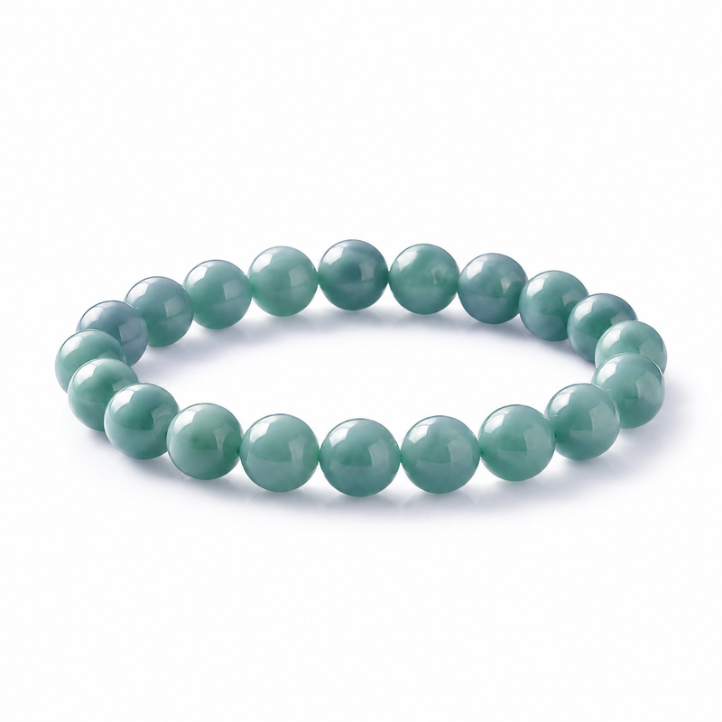 Blue Water Beaded Bracelet