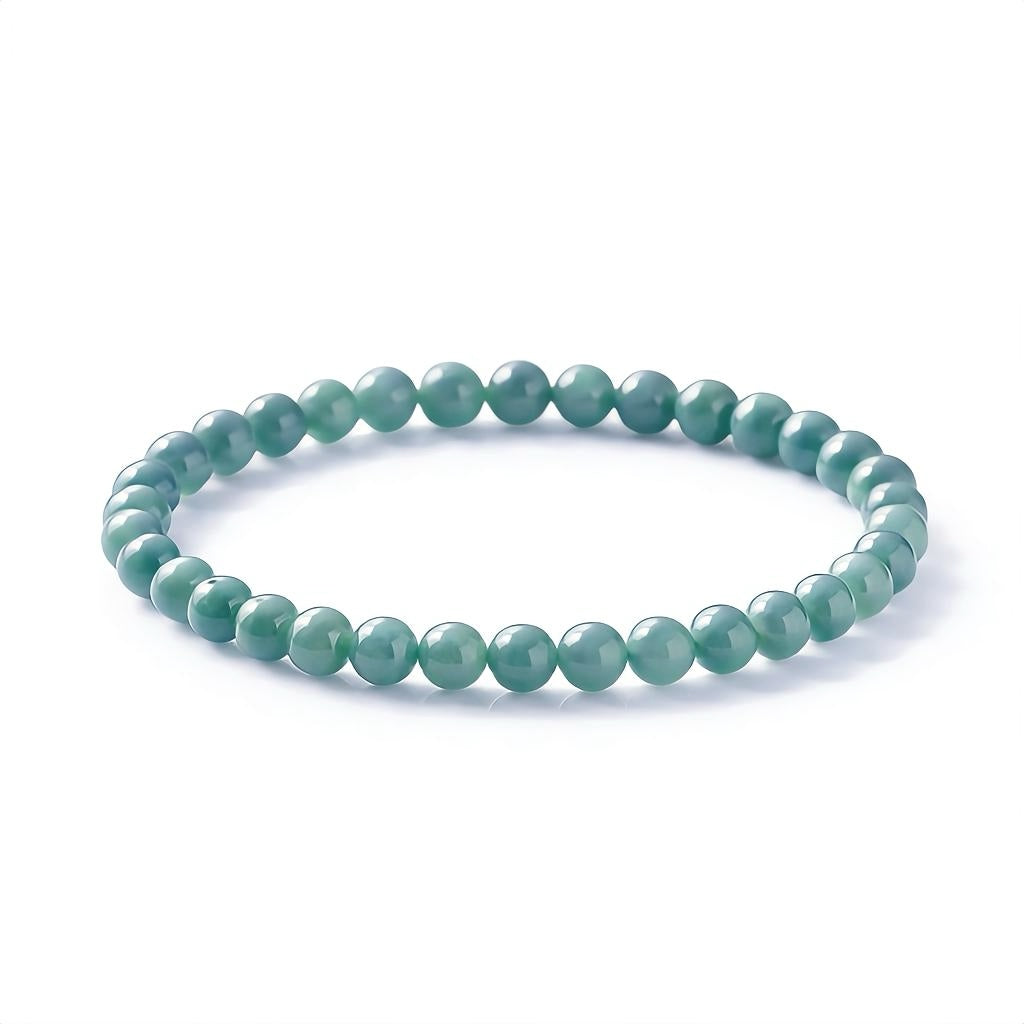 Blue Water Beaded Bracelet