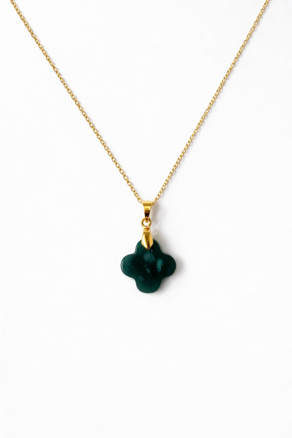 Clover Jade Pendant
