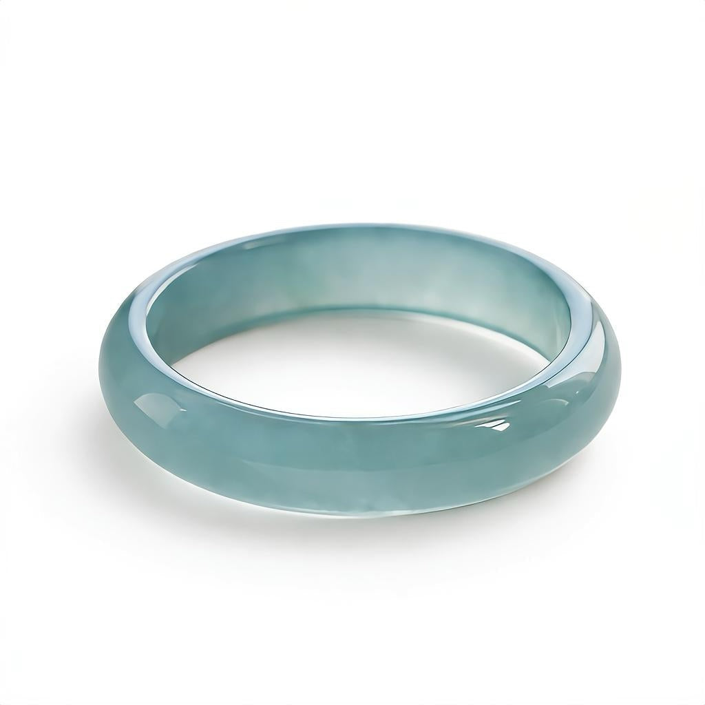 Blue Water Jade Round